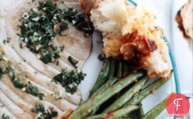 Bistecche di tonno con salsa di menta