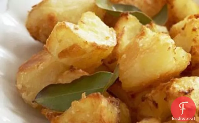 Patate arrostite al grasso d'oca e alla baia