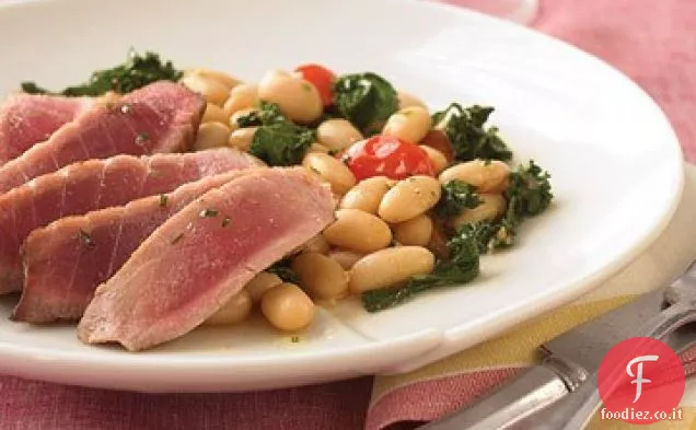 Tonno al Rosmarino con Fagioli Bianchi