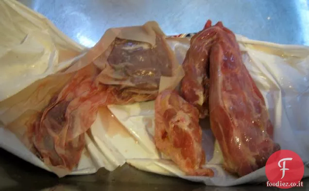 Tacchino intero in salamoia e arrostito