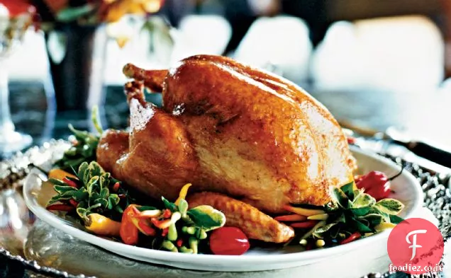 Tacchino arrosto con glassa di mandarino