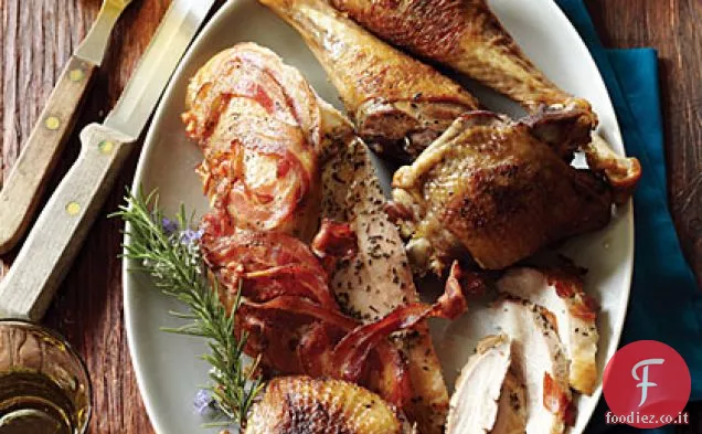 Tacchino Heritage con Pancetta croccante e Rosmarino