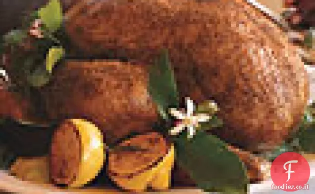Tacchino speziato con sugo di cognac
