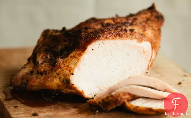 Petto di Tacchino Arrosto con Salvia e Caienna