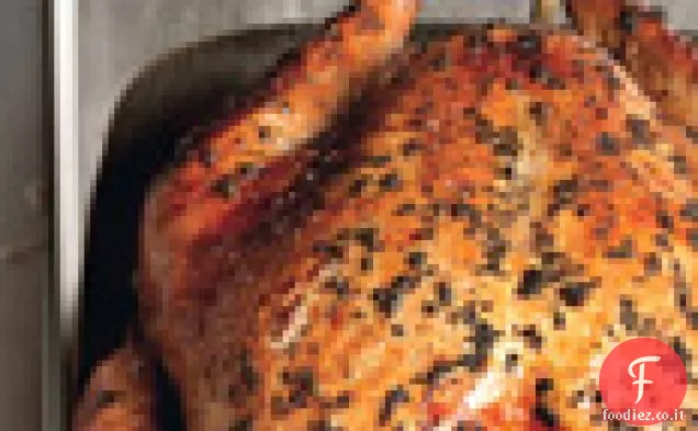 Burro di salvia-Tacchino arrosto con sugo di sidro