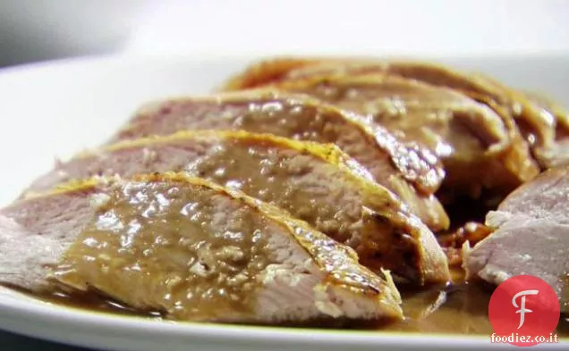 Petto di tacchino arrosto con olio di erbe speziato