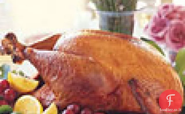 Tè alla griglia-Tacchino in salamoia con sugo di tè e limone