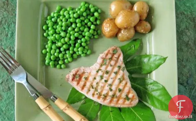 Tonno con salsa di menta salata