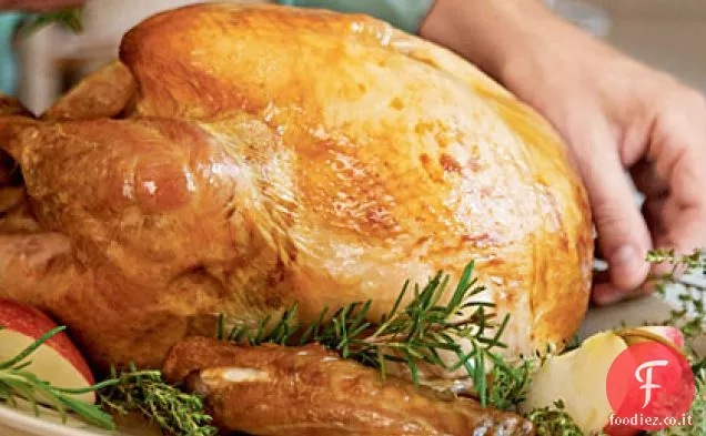 Tacchino in salamoia con salsa di sidro