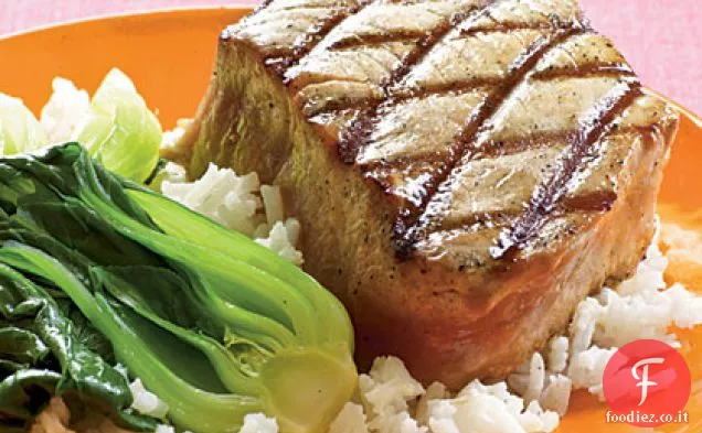 Tonno alla griglia doppio sesamo