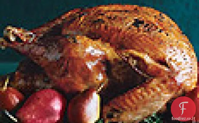 Tacchino arrosto con Burro al Tartufo nero e sugo al Vino Bianco