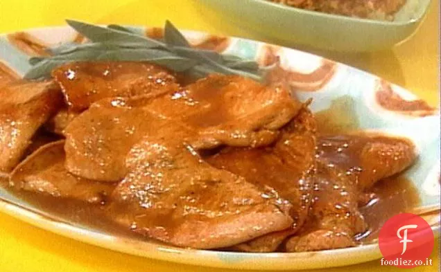 Cotolette di tacchino con ripieno di mais, salvia e prosciutto