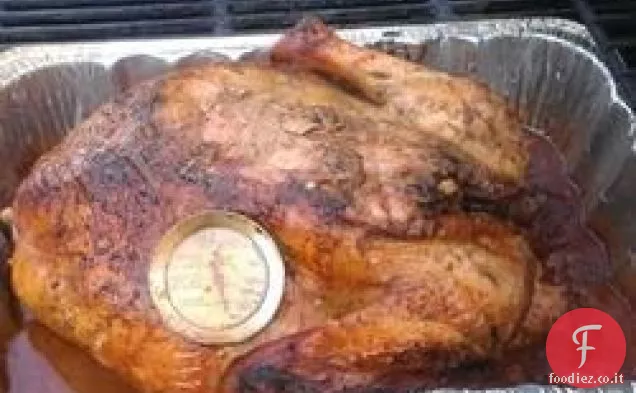 Tacchino intero alla griglia