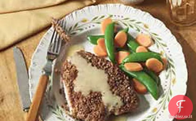 Cotolette di tacchino Pecan di Digione