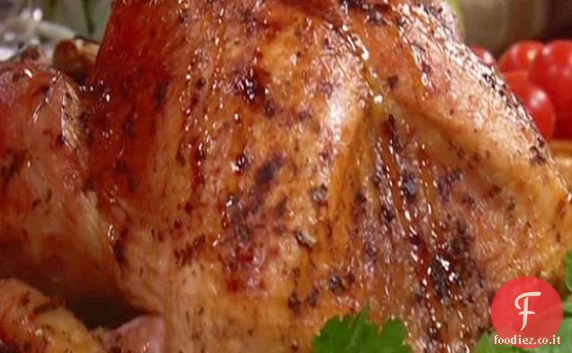 Tacchino arrosto con smalto acero mirtillo