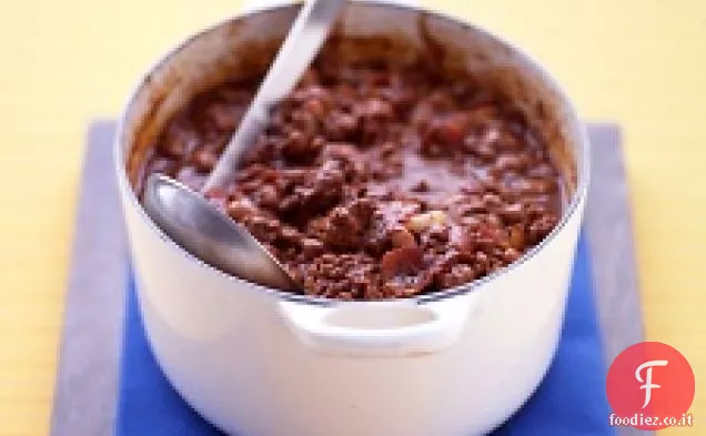 Chili di tacchino e fagioli