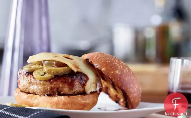 Barbecue-Hamburger di tacchino smaltato