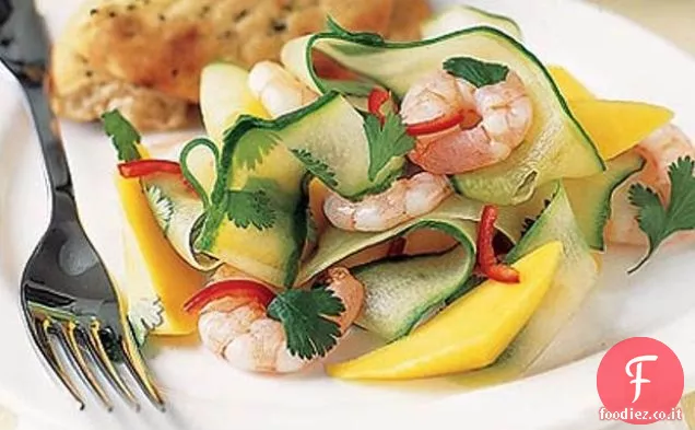 Insalata di gamberi e mango