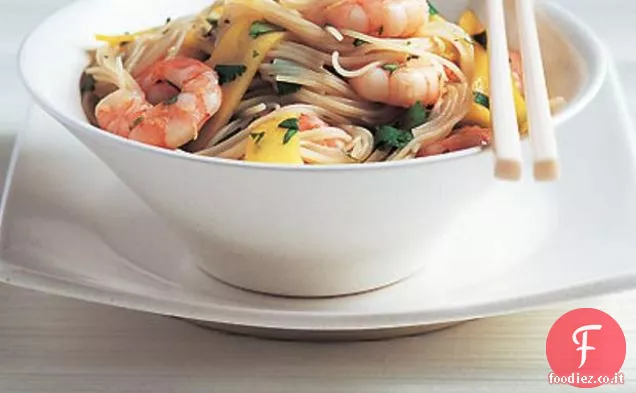 Insalata di gamberi e zenzero