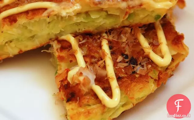 Okonomiyaki-Frittella salata giapponese