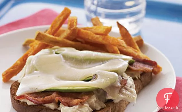 Apri-Faced Avocado-Bacon Tonno Melt