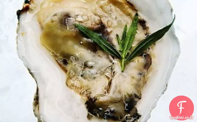 Ostriche con Champagne-dragoncello Mignonette