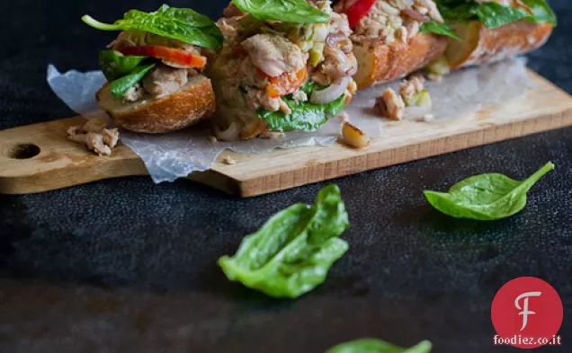 Milla Grazie Postino-Bruschetta di Tonno e Spinaci per Fest d'autunno