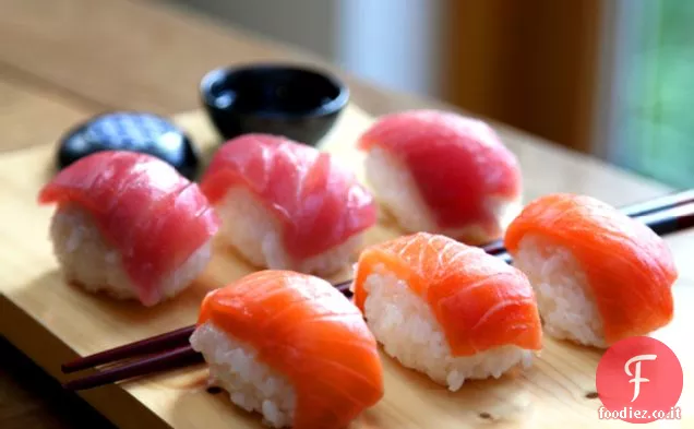 Salmone e Tonno Nigiri