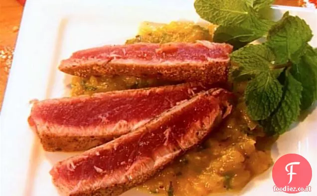 Tonno scottato con salsa di Mango