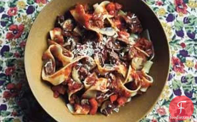 Pappardelle al Ragù di Manzo e Funghi