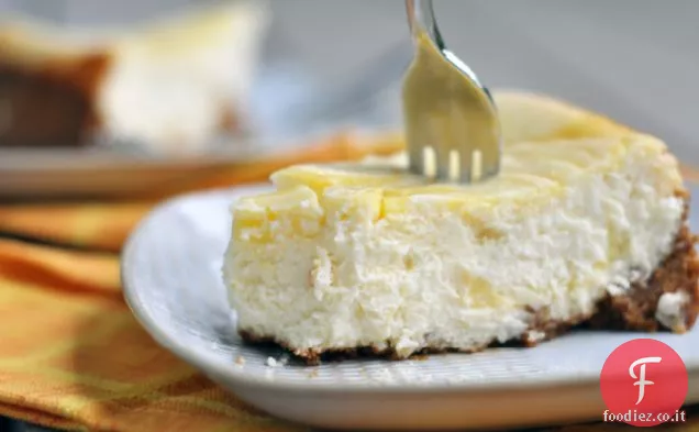 Cheesecake al limone marmorizzato