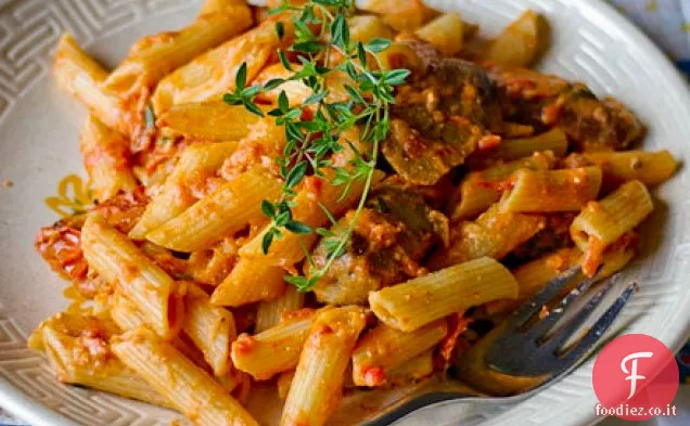 Veggie Salsiccia & Feta Penne