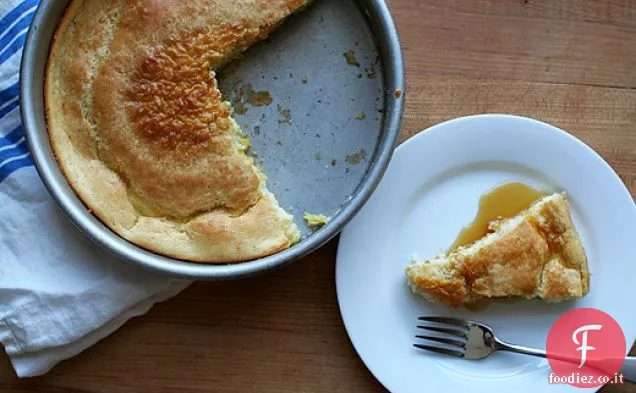 Pane di mais ripieno di crema pasticcera