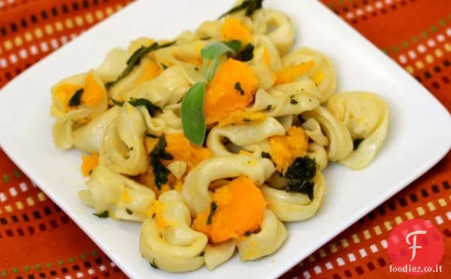 Zucca al burro e Salvia con Tortellini