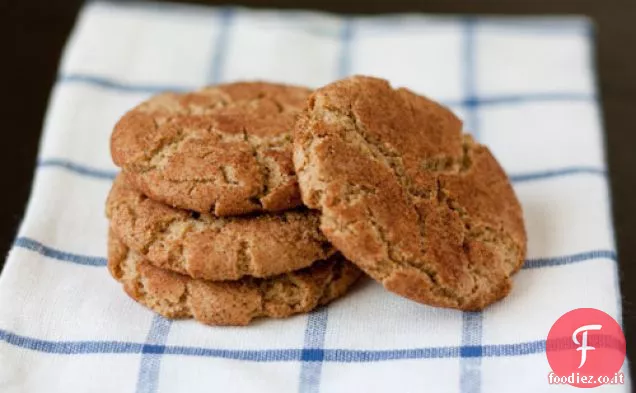 Snickerdoodles al burro di mandorle