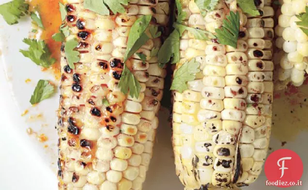 Mais alla griglia con burro di Hoisin-arancia