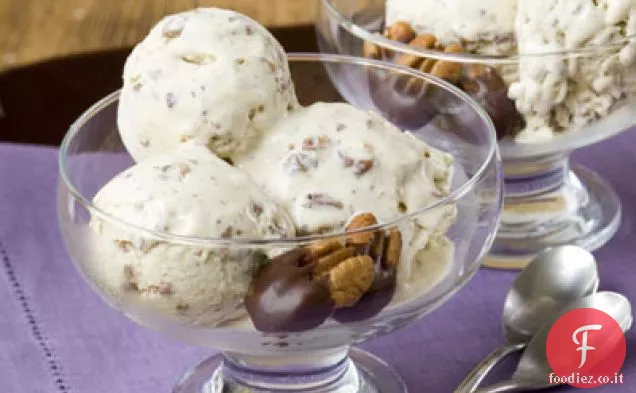 Gelato al burro marrone-Pecan-Bourbon