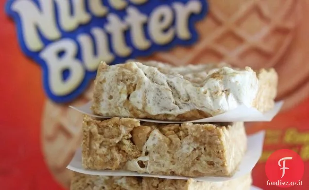 Chewy No-bake Nutter burro Bar