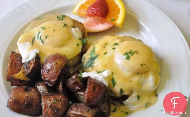 Frutti di mare Uova Benedict Ricetta