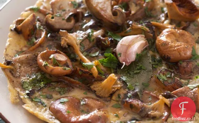 Frittata di Montagna con Funghi selvatici