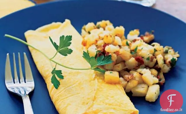 Frittata di formaggio piegato