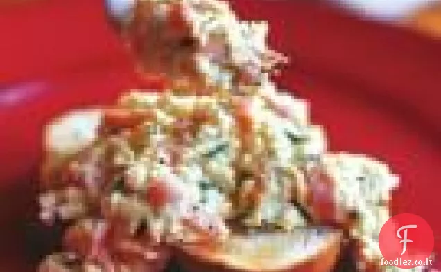 Uova arricciate con salmone affumicato