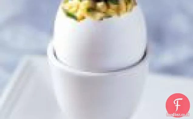 Uova strapazzate con caviale
