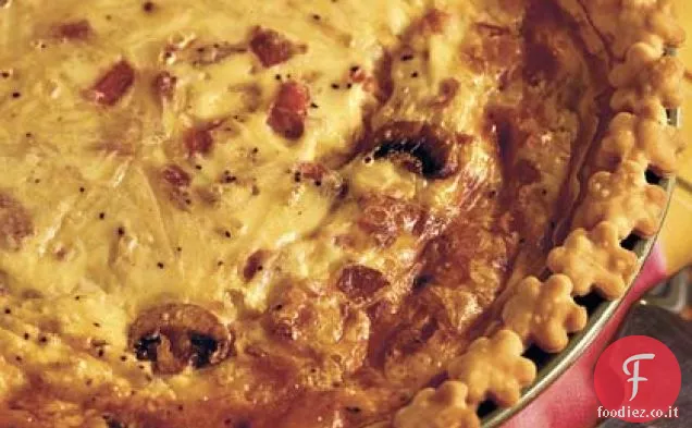Quiche di prosciutto e pancetta