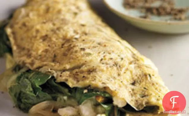 Verdure e omelette alle erbe