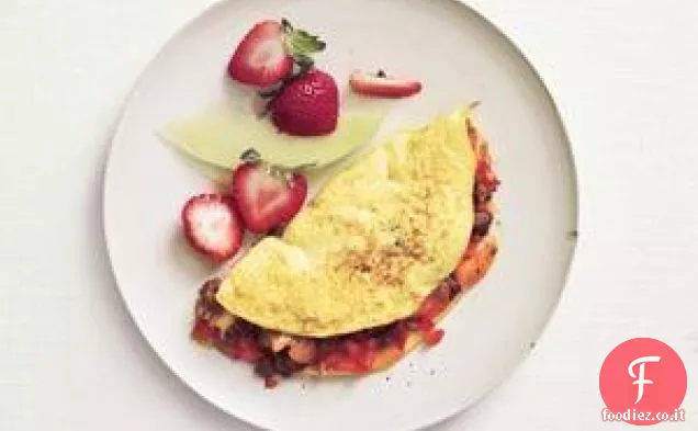 Salsiccia, pepe e frittata di cheddar