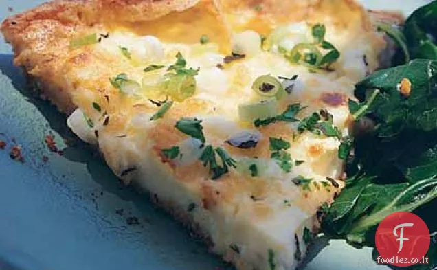 Frittata di feta con pangrattato