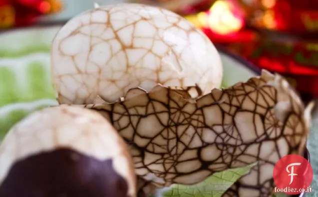 Ricetta cinese dell'uovo del tè marmorizzato