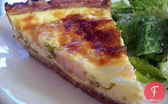 Quiche di gamberetti e Cile verde