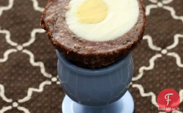 Uova di scotch alla salvia di tacchino fritte in padella